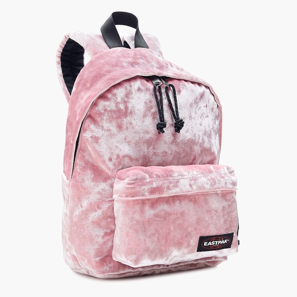 JCREW xEastpak Orbit Backpack in Pink Velvet NWT - Picture 3 of 5